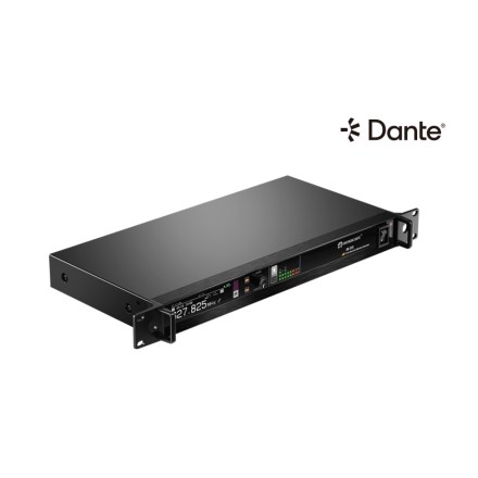 Relacart-HR-32S-Dante-Single-Channel-True-Diversity-Wireless-Microphone-System