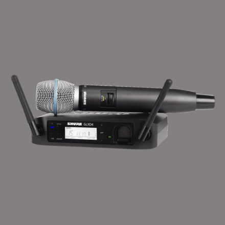 Shure-GLXD24-BETA87A-Wireless-Sistem